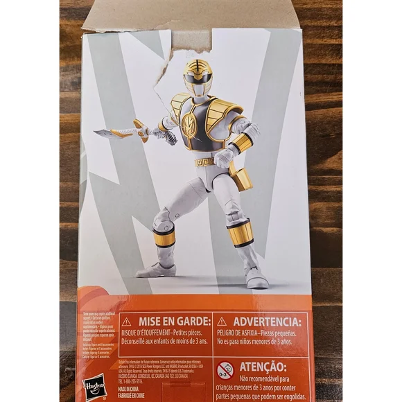 Power Rangers Lightning Collection White Ranger Figure - Picture 3 of 3